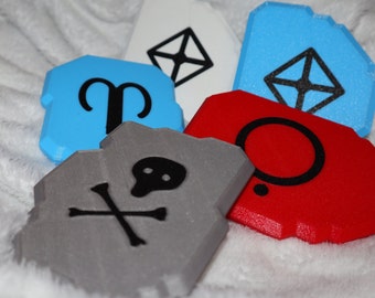 Tibia Runes Coasters 3D Printed Avalanche Decor Sudden Death Ultimate Healing