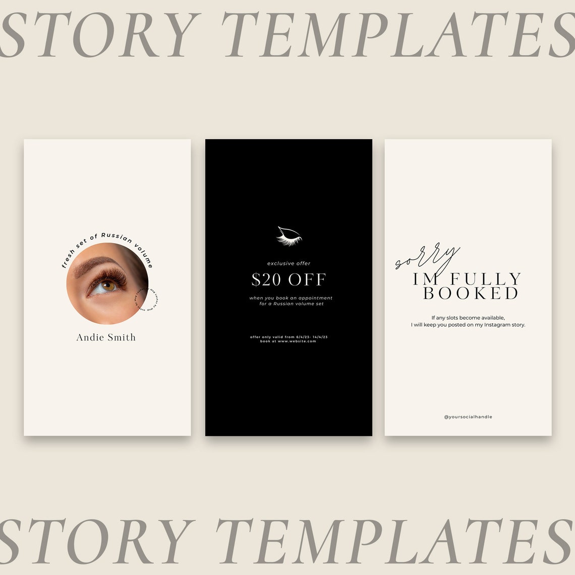 150 Black and White Lash Tech Instagram Posts, Lash Extension Posts ...