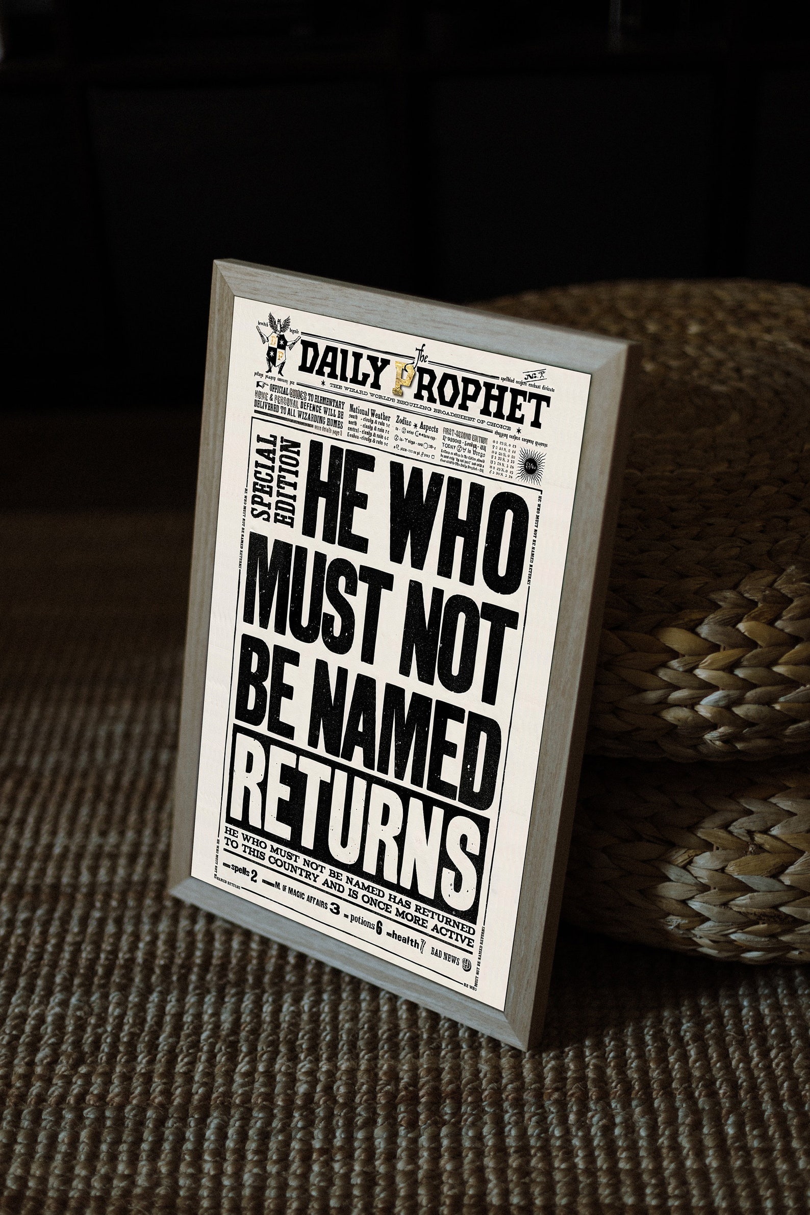 Daily Prophet Page Printable PDF HP Digital Poster Daily - Etsy