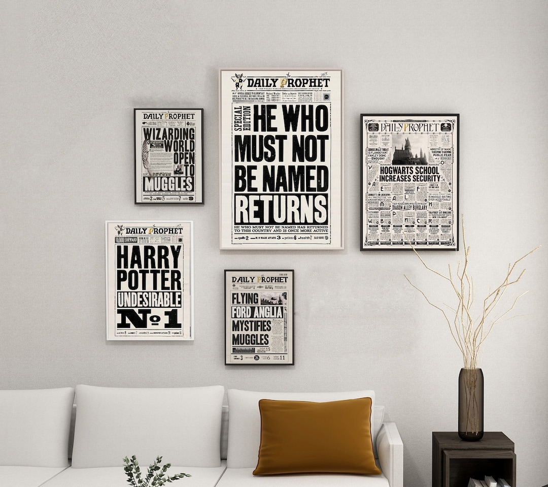 Daily Prophet Printable PDF HP Digital Poster Printable Wall - Etsy