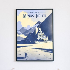 Minas Tirith  Art Board Print for Sale by geniaxudietelka