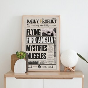 Daily Prophet Page Printable PDF, HP Digital Poster, Daily Prophet ...