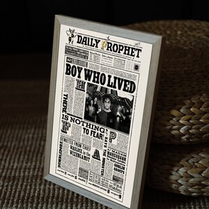 Daily Prophet Page Printable PDF, HP Digital Poster, Daily Prophet ...
