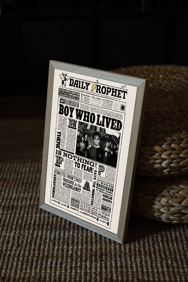 Daily Prophet Page Printable PDF HP Digital Poster Daily - Etsy