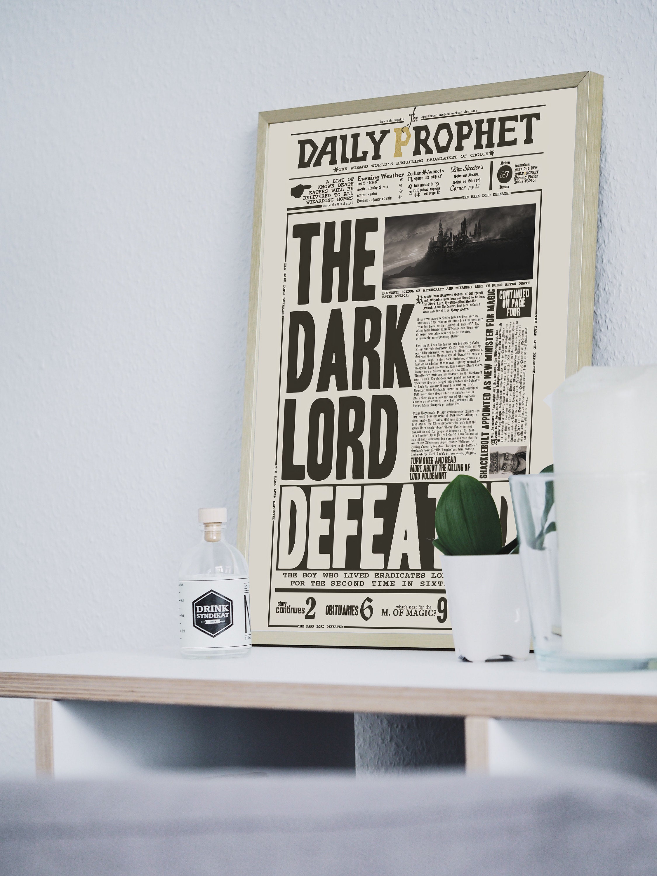 Daily Prophet Page Printable PDF HP Digital Poster Daily - Etsy