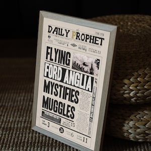 Daily Prophet Page Printable PDF, HP Digital Poster, Daily Prophet ...