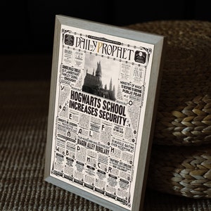 Daily Prophet Page Printable PDF HP Digital Poster Daily - Etsy