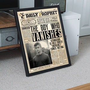 Daily Prophet Page Printable PDF, HP Digital Poster, Daily Prophet ...