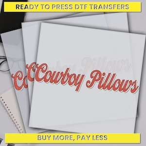 Retro Vintage style Cowboy, Western Dtf Transfer, Ready For Press, Custom Dtf Transfers, Full Color Heat Transfer, DTF Prints