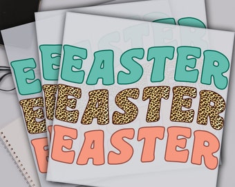Easter Day, Retro Easter Day Dtf Transfer, Cute Easter Day Ready For Press, Custom Dtf Transfers, Full Color Heat Transfer, DTF Prints
