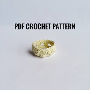 Crochet ring pdf pattern.