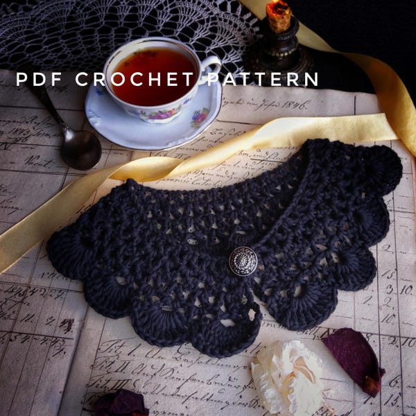 Kids collar crochet pattern (eng)