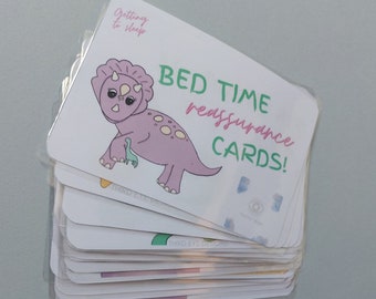 Bedtime Reassurance Cards - Getting to sleep