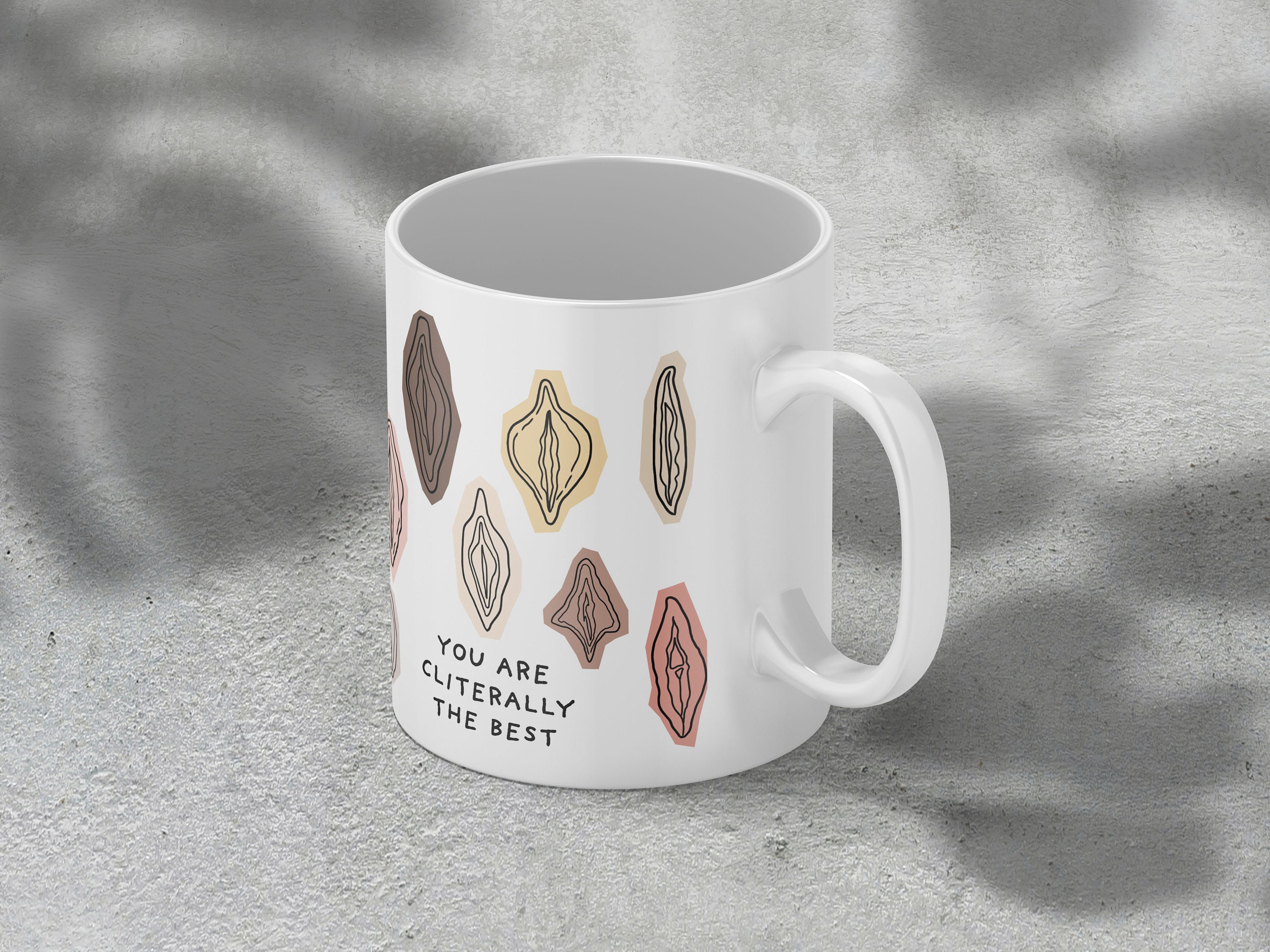 VULVA Mug, Bachelorette Party Gift, Kinky Bestie Gift, Body Positive