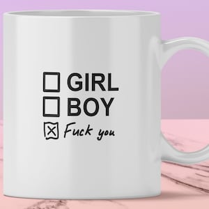 NONBINARY Mug, Genderfluid Gift, LGBTQ* Cup, Queer Decor, Genderqueer, Non-binary, Transgender, Trans, Enby, They Them, Bigender, Agender
