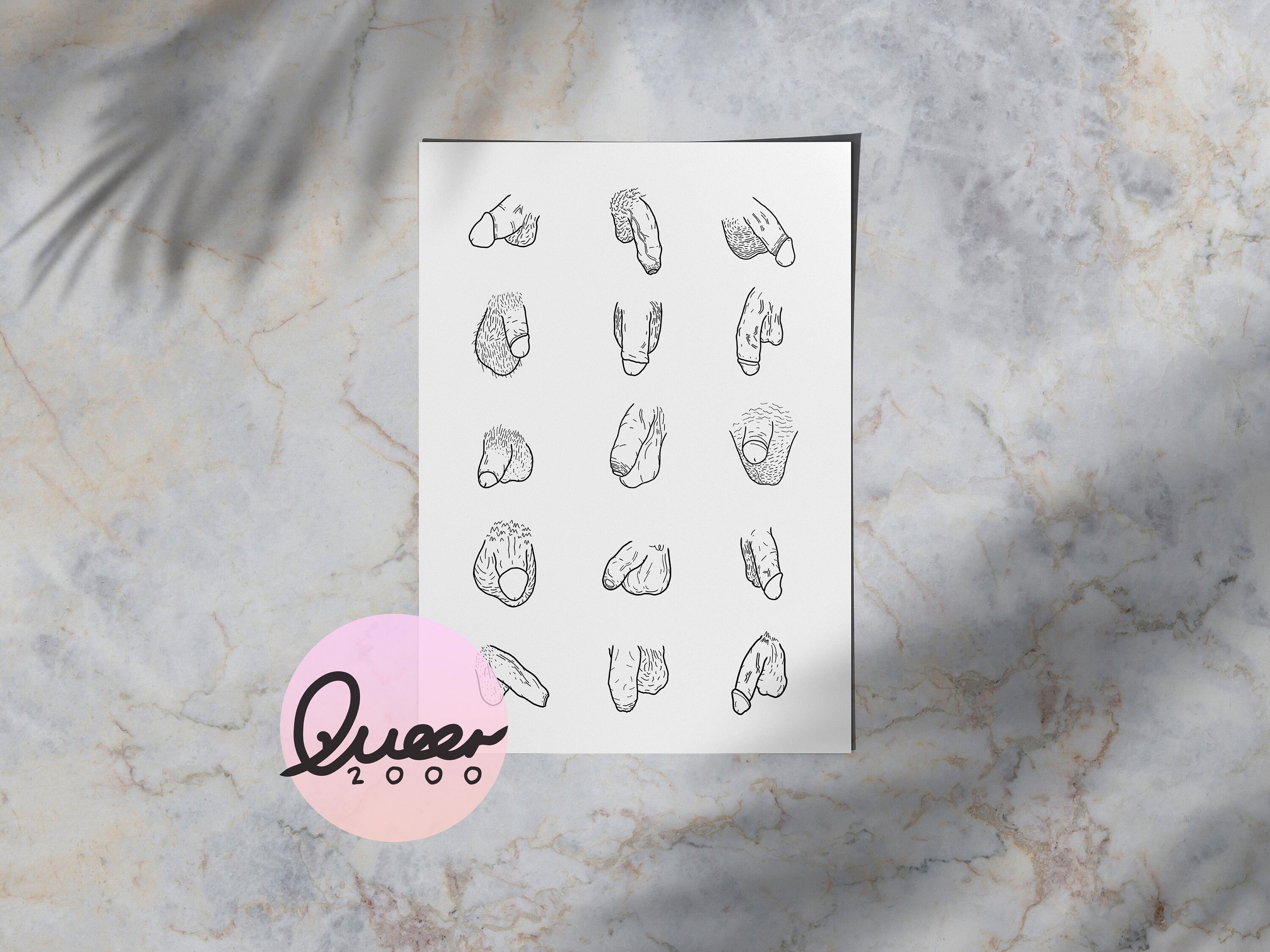PENIS DIVERSITY Printable Poster Body Positive Print Gay - Etsy