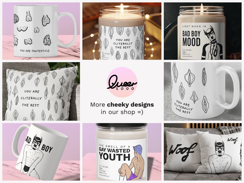 CUSTOM Vulva Mug, Bachelorette Party Gift, Kinky Bestie Mug, Body