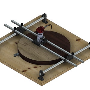 3D Printed Router Sled Plans - 3D Print Files With Instruction Manual ...