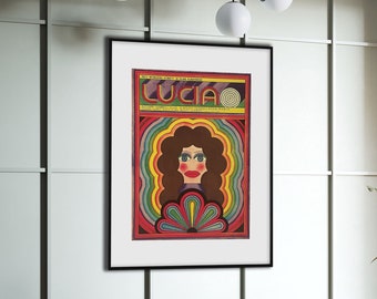 Limited Edition Polish Poster Print | Lucia by Andrzej Krajewski