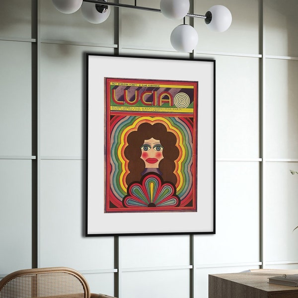 Limited Edition Polish Poster Print | Lucia by Andrzej Krajewski