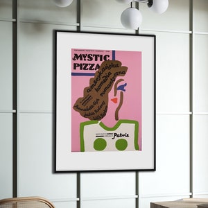 Limited Edition Polish Poster Print | Mystic Pizza by Jan Mlodozeniec