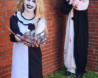 Clown Girl Dress Costume, Terrifier, Kids sizes, Adult sizes, Plus sizes, HANDMADE, Made in USA