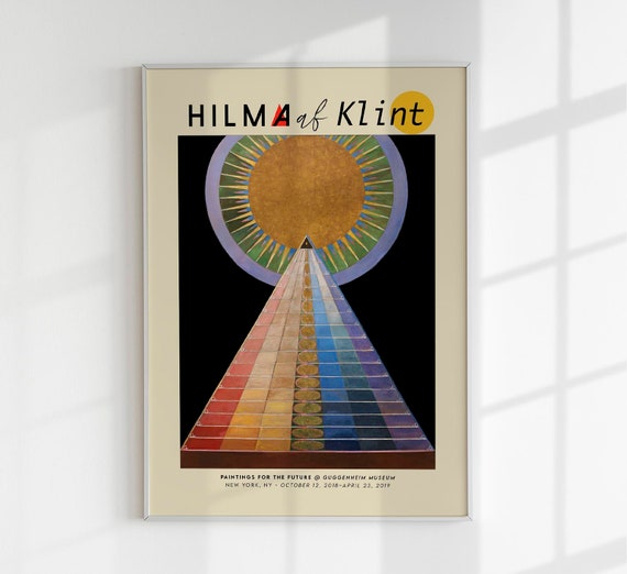 Hilma Af Klint Exhibition Poster: Abstract Art Print - Etsy
