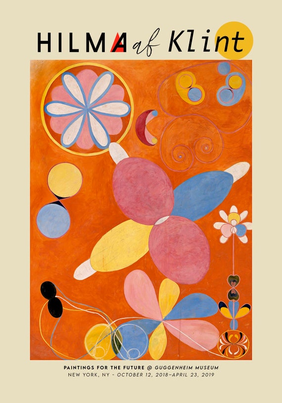アートポスター ヒルマ・アフ・クリント エキシビジョンポスター ヒルマ・アフ・クリント：Group X, No.1, Altarpiece, 1915