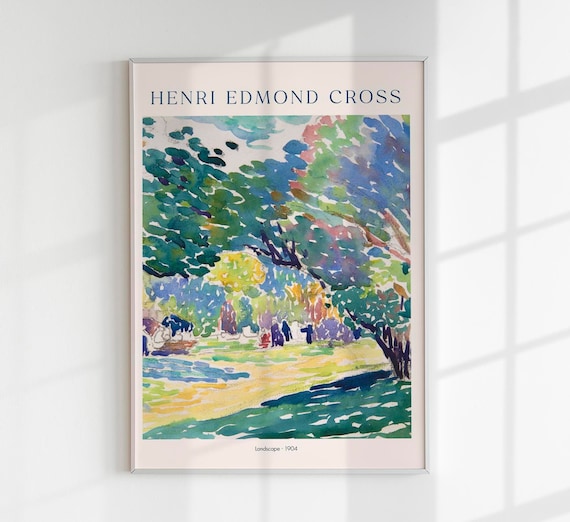 Landscape by Henri Edmond Cross Exhibition Poster Art Print - Etsy