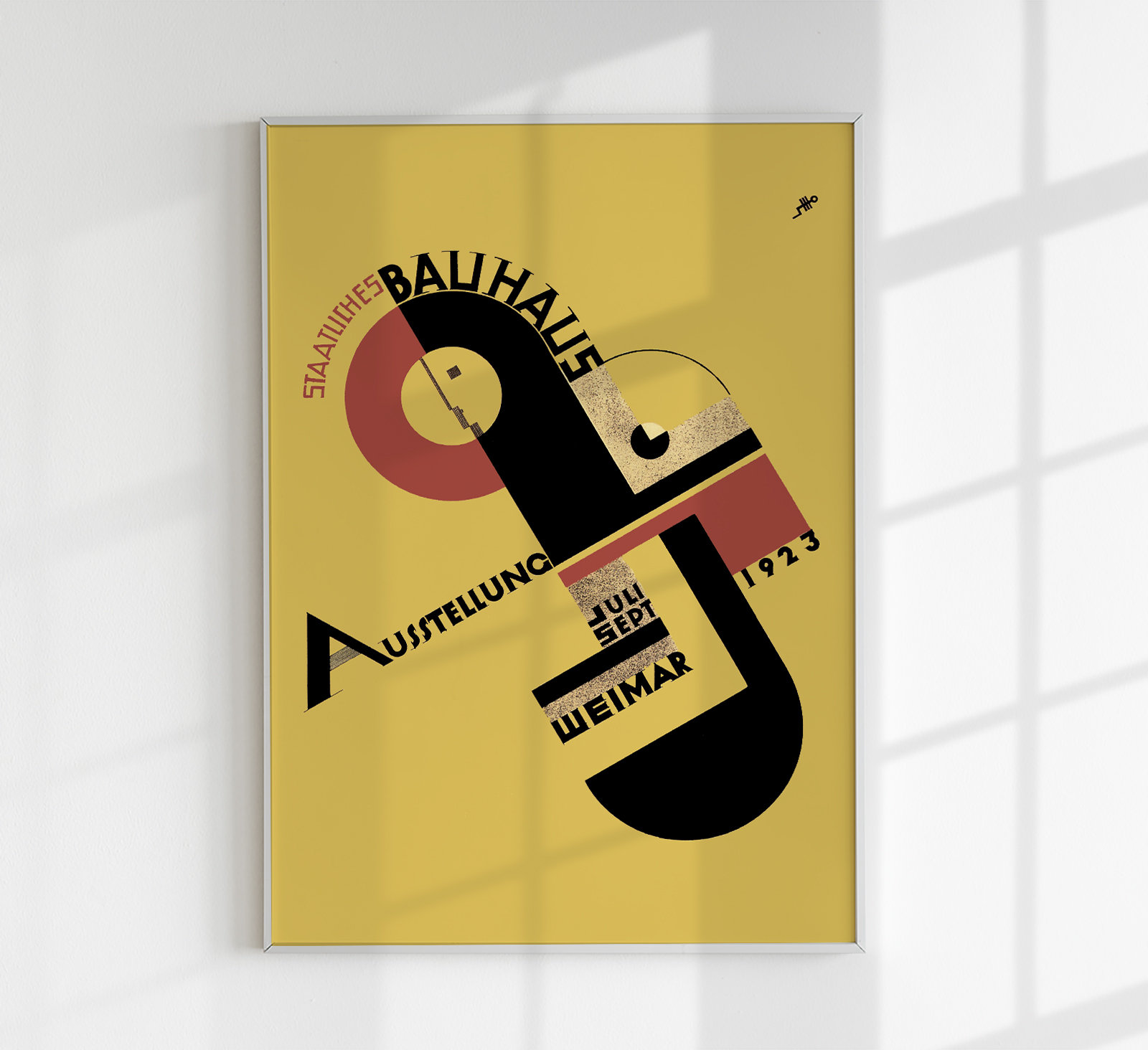 Bauhaus Exhibition Poster by Joost Schmidt 1923 Art Print - Etsy