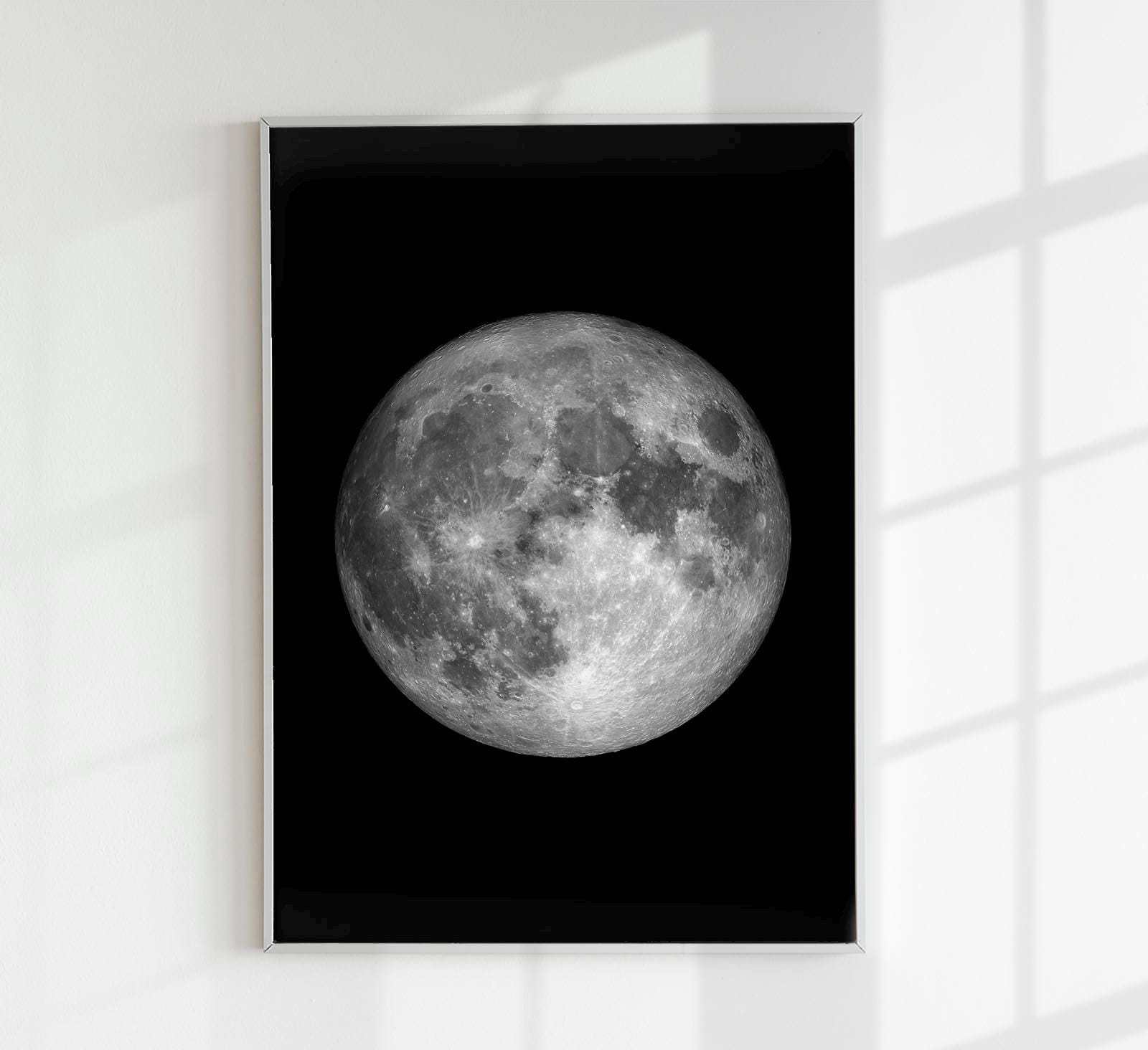 Moon Full Art Print - Etsy