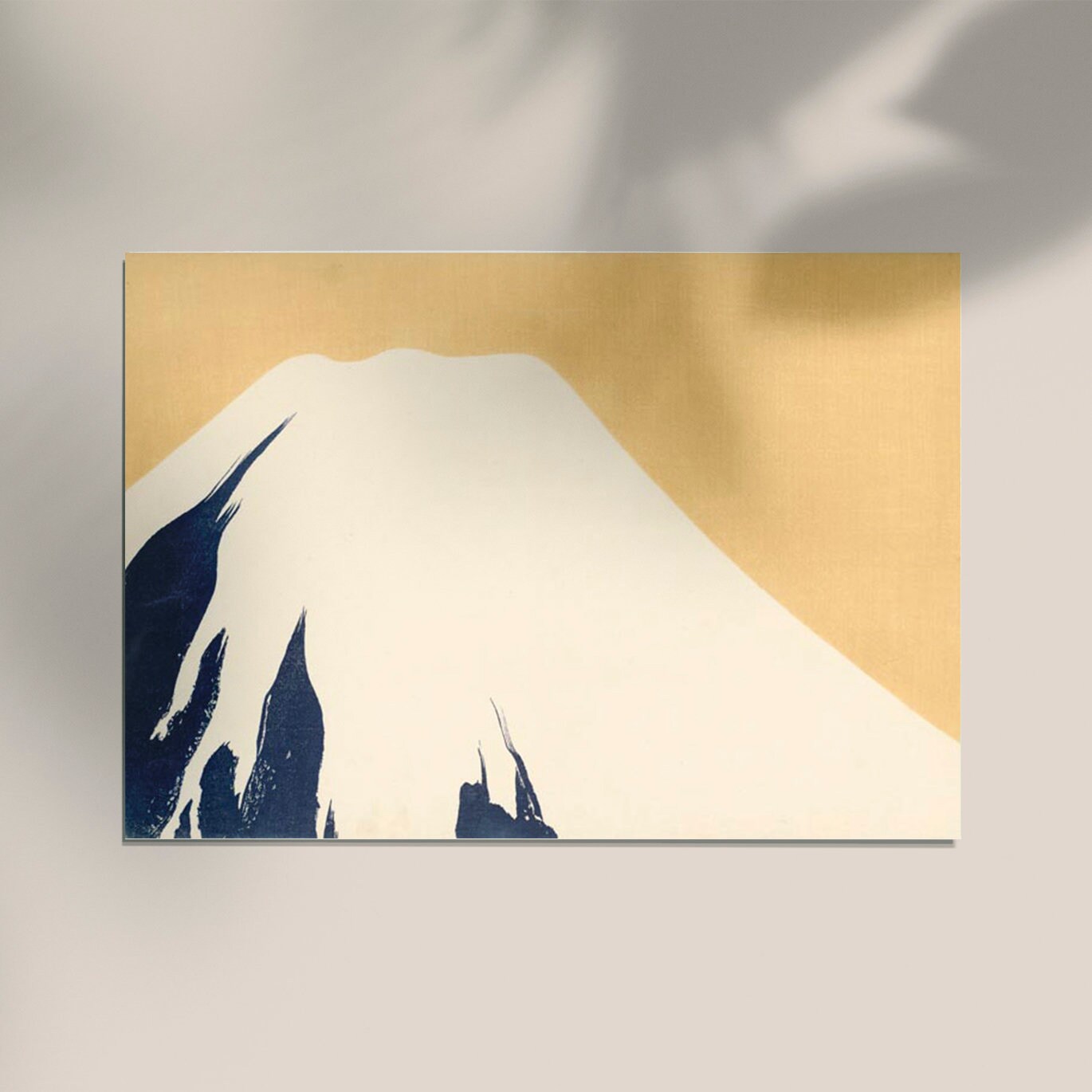 雪花版画「富士山」 - Etsy 日本