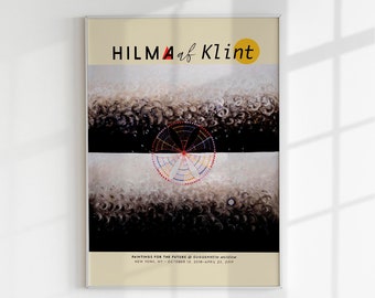 Hilma Af Klint Ausstellungsplakat The Swan Nr 10 Ausstellungsposter Kunstdruck