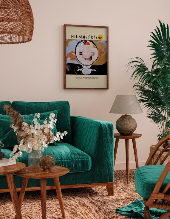 ヒルマ・アフ・クリント展ポスター: Evolution Nr 13 アート プリント