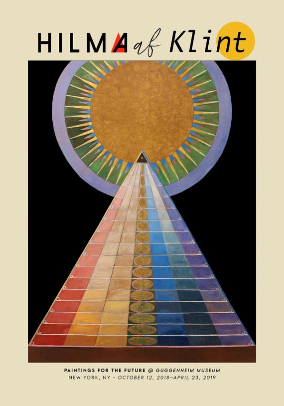 Hilma Af Klint Exhibition Poster: Abstract Art Print - Etsy