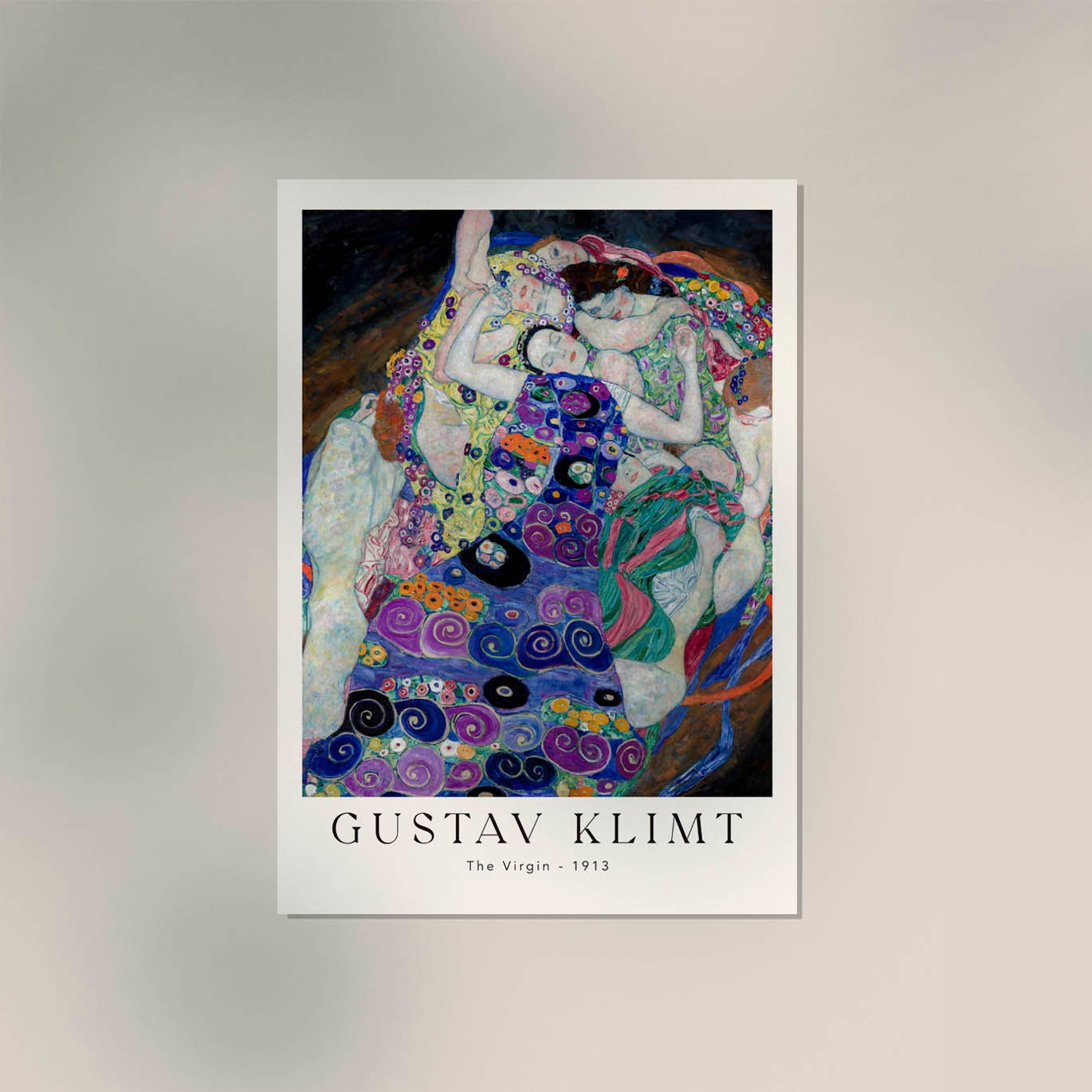 The Virgin by Gustav Klimt Exhibition Poster Art Print - Etsy