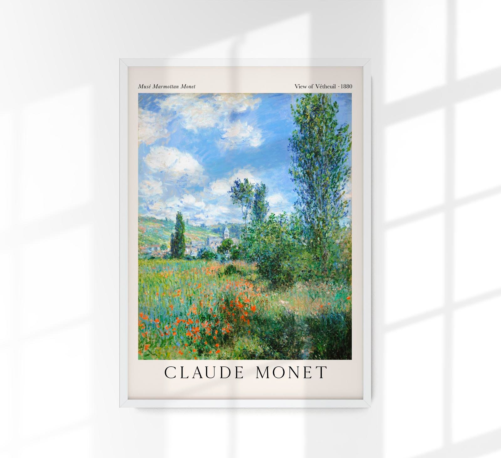 View of Vetheuil by Claude Monet Exhibition Poster Art Print - Etsy