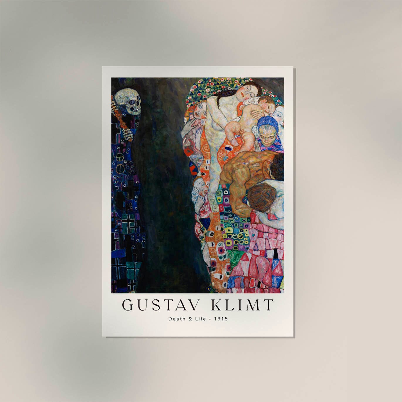 Death & Life by Gustav Klimt Exhibition Poster Art Print - Etsy
