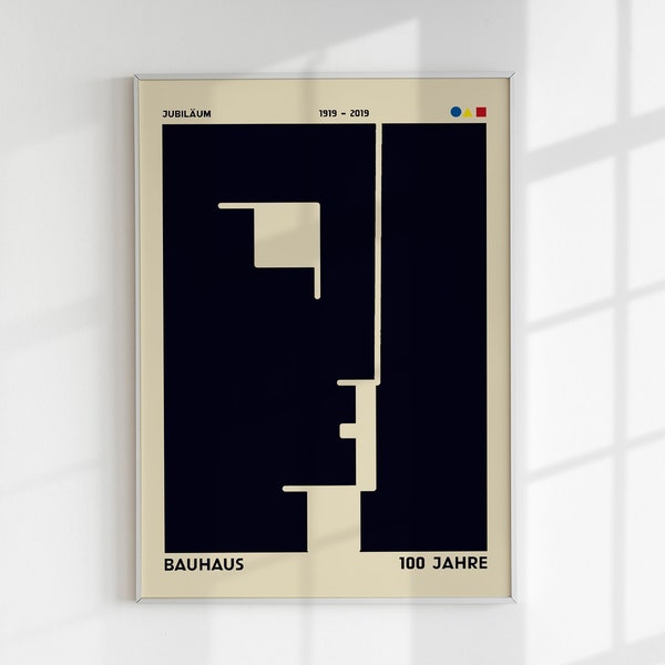 Jubilaeum Bauhaus Poster Art Print