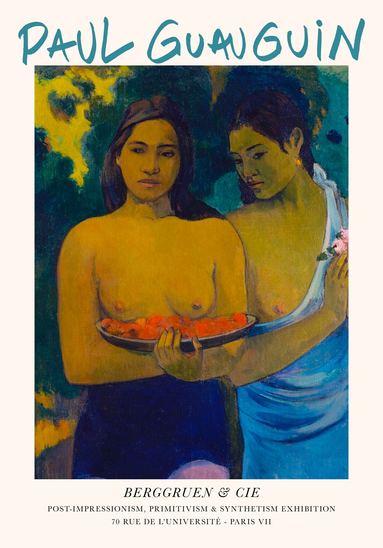 ブランデー・コニャック CAMUS Two Tahitian Woman Two Tahitian Women by Paul Gauguin Exhibition Poster Art Print - Etsy
