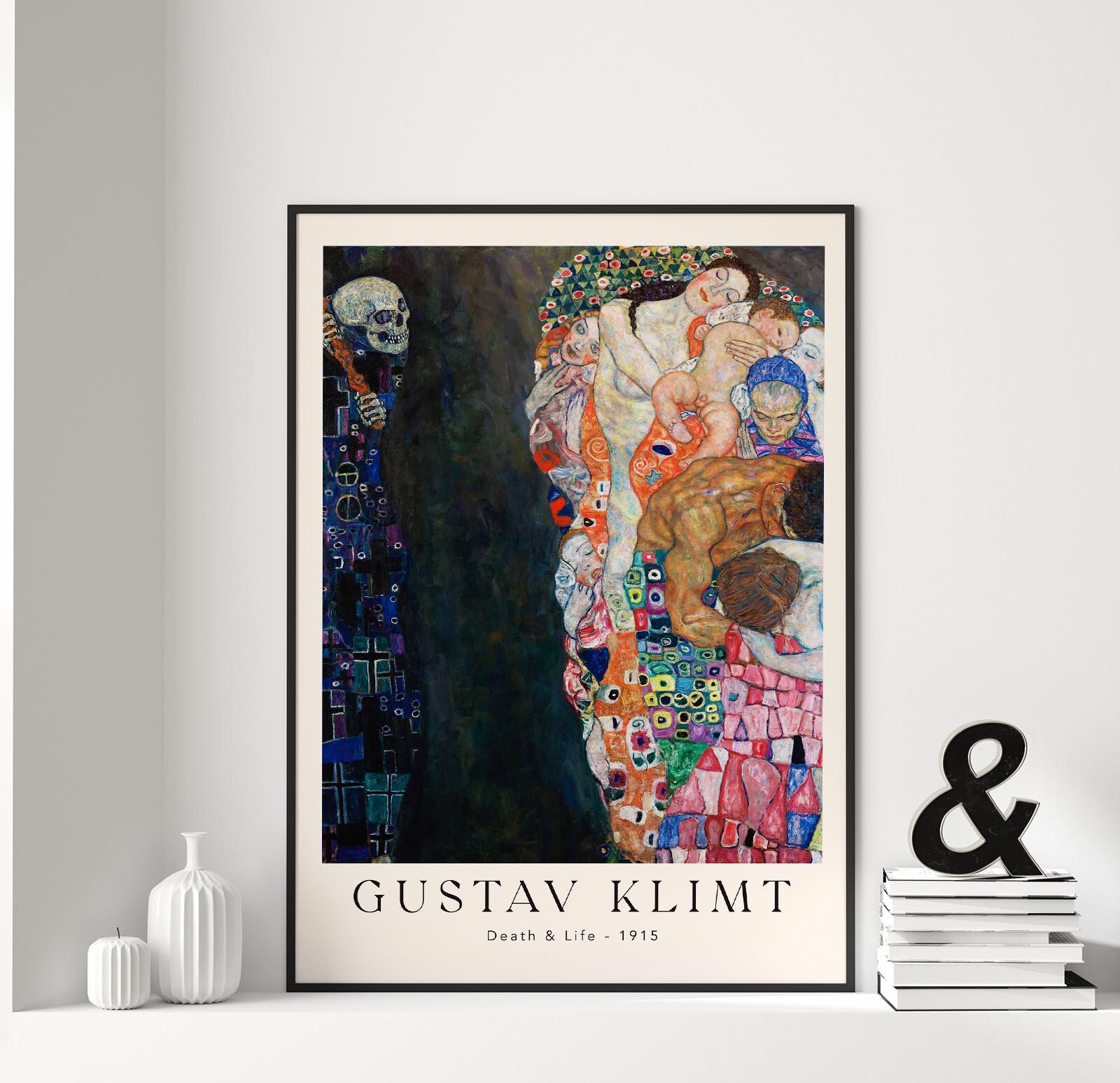 Death & Life by Gustav Klimt Exhibition Poster Art Print - Etsy