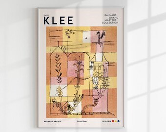 Affiche de l'exposition Paul Klee dans l'esprit d'Hoffmann Impression artistique