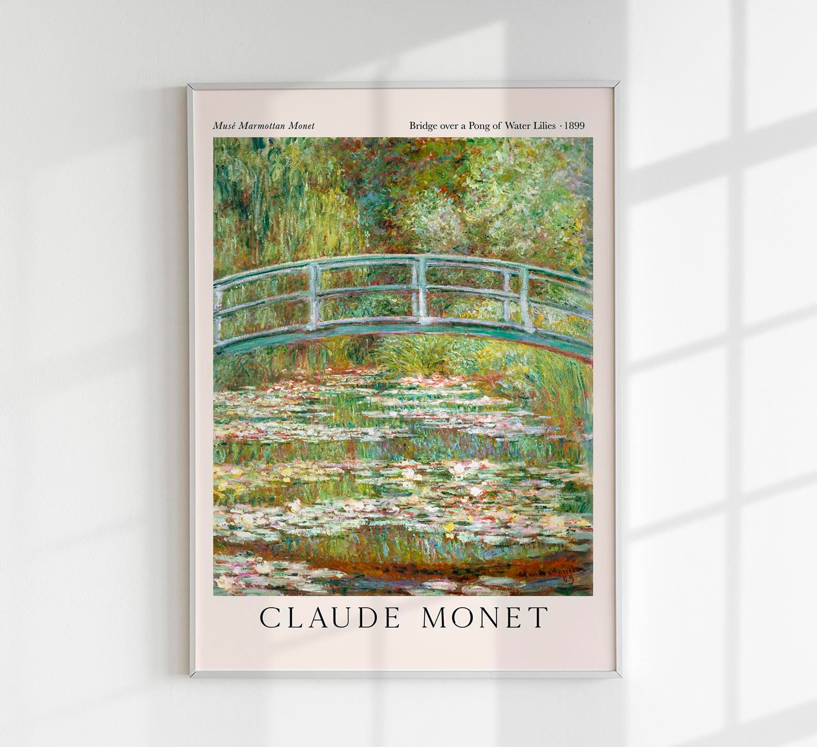 Bridge Over a Pond of Waterlilies by Claude Monet Exhibition