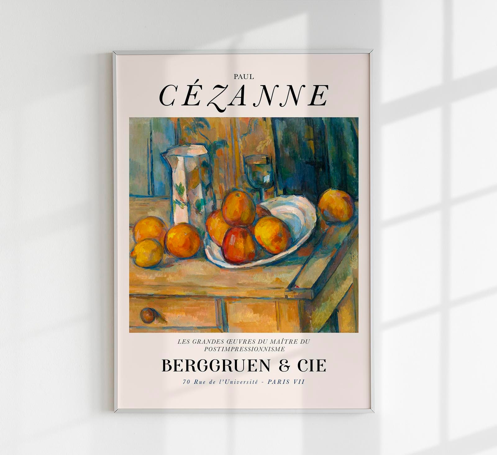Paul Cezanne Still Life Art Print: Milk Jug Exhibition Poster - Etsy