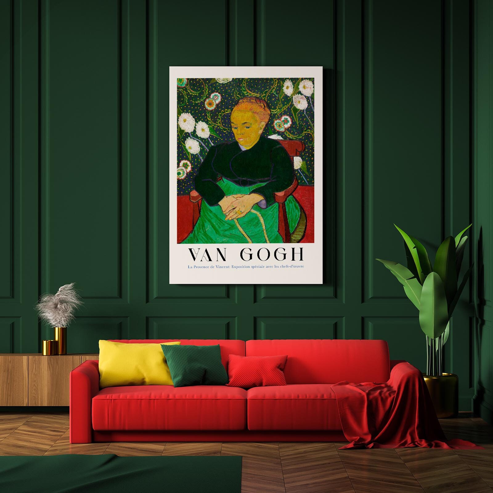 Berceuse exhibition/ゴッホ/ポスター The Berceuse Art Poster by Van Gogh Exhibition Poster Art