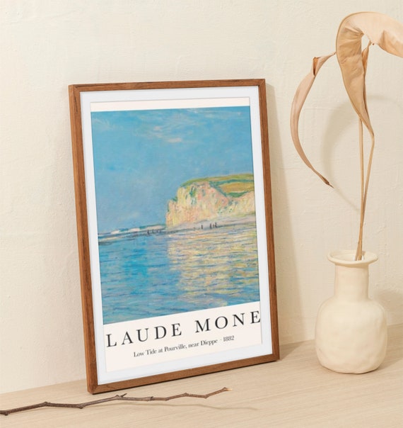 Low Tide at Pourville, Near Dieppe by Claude Monet Exhibition