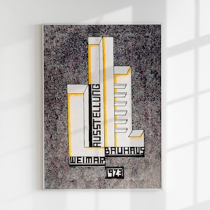 Mostra Bauhaus Weimar 1923 di Farkas Molnar Stampa artistica