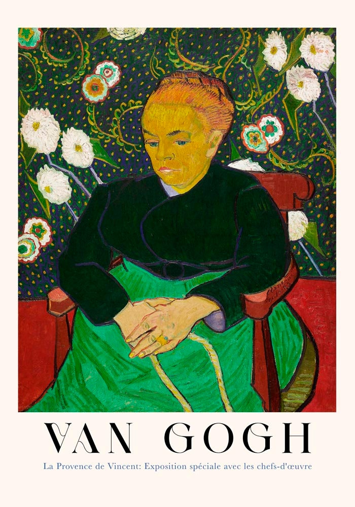 Berceuse exhibition/ゴッホ/ポスター The Berceuse Art Poster by Van Gogh Exhibition Poster Art