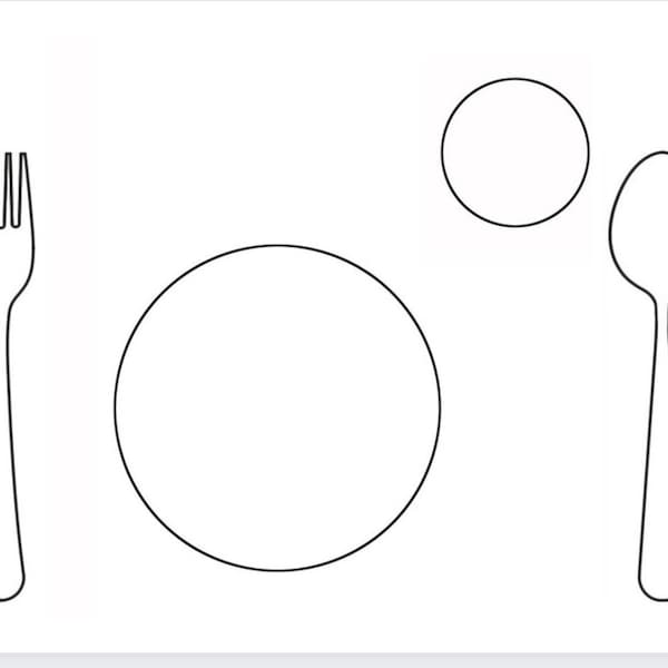 Montessori Table setting placemat (plain)