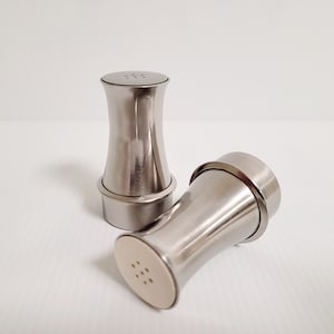LETANG REMY stainless steel salt and pepper shakers